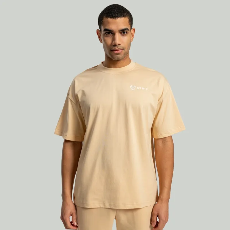 GymBeam OG1 STRIX Oversized T-Shirt in Sandshell M – Produktbild 1 von 1