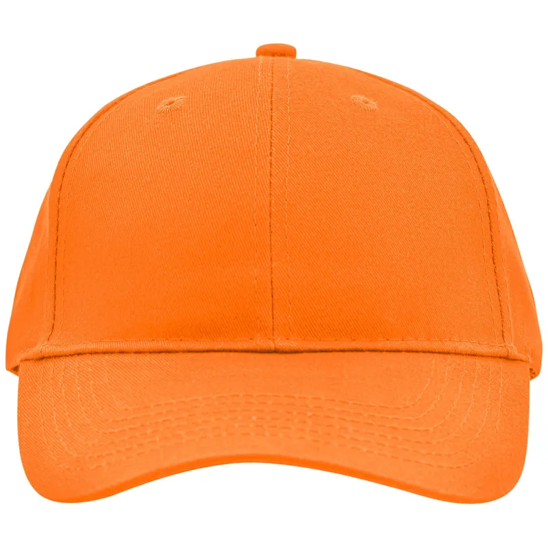 Myrtle Beach myrtle beach Klassisches 6 Panel Cap mit gebürsteter Oberfläche MB6118 Gr. one size orange – Produktbild 1 von 1