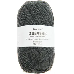 Wolle Rödel Wolle Rödel Strumpfwolle Classic 4fädig Grau – Produktbild 1 von 1