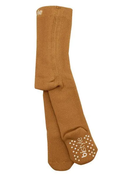 bistyle bistyle Strumpfhose Frottee (innen) für Neugeborene; Plüsch, ABS (Anti.Rutsch), Senfgelb, – Produktbild 1 von 3