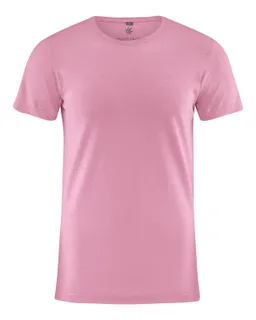 HempAge Hempage Herren vegan T-Shirt Slim Fit Rosé – Produktbild 1 von 1
