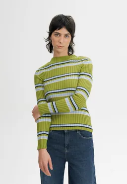 MELA Geripptes Longsleeve Modell: Namari – Produktbild 1 von 1