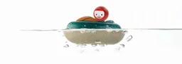 PlanToys PlanToys Badewannenspielzeug Speedboot aus recyceltem Kautschukholz Maße 8,5 x 12 x 5,5 cm – Produktbild 1 von 1