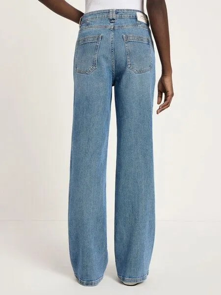 LANIUS LANIUS Straight Jeans (GOTS) aus Bio-Baumwolle, Blue, – Produktbild 5 von 5
