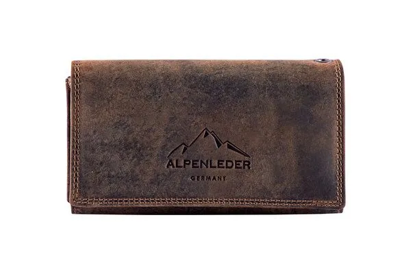 Alpenleder Alpenleder Kellnergeldbörse ZOIN, Old havanna, – Produktbild 2 von 4