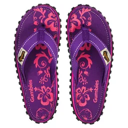 Gumbies Gumbies Purple Hibiscus – Vegane Badesandalen für Damen – Produktbild 1 von 1
