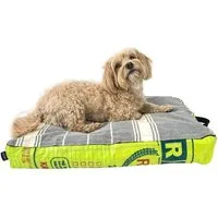 GOOPSI GOOPSI Hundebett mit BIO-Dinkelfüllung, Hundekissen - versch. Farben, Lemon, – Produktbild 1 von 1