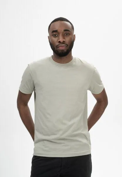 MELA MELA T-Shirt Style AVAN aus 100% Bio-Baumwolle, Dusty green, – Produktbild 1 von 4