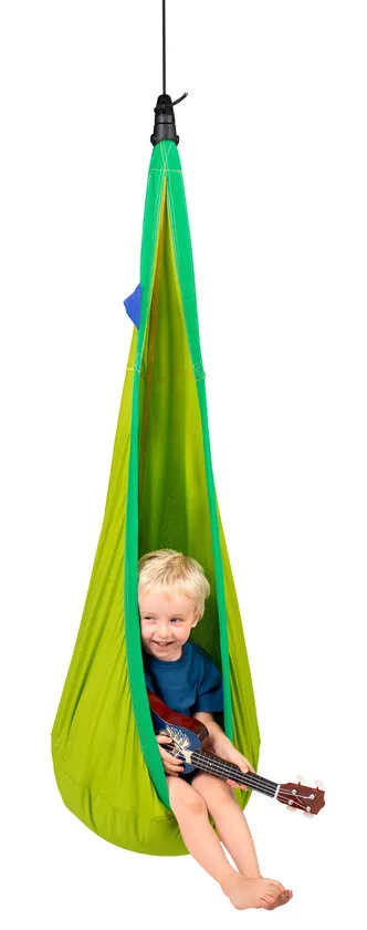 La Siesta LA SIESTA Kinder-Hängehöhle Joki 4-tlg. Ø 70 cm Textil Froggy, Grün, – Produktbild 5 von 5