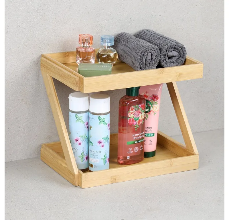 Kesper Kesper Küchenregal Aufbewahrungsregal, Bambus, FSC, 1-tlg., Beige, – Produktbild 4 von 5