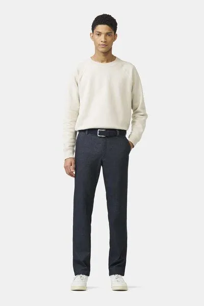 Meyer MEYER ACTIVE - JERSEY LOOK Chino, Blau (blau), – Produktbild 2 von 4