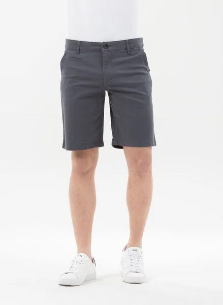 ORGANICATION ORGANICATION Chino-Shorts aus Bio-Baumwolle, Steel, – Produktbild 1 von 3