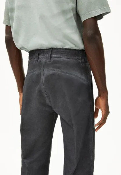 ARMEDANGELS ARMEDANGELS AALBERT Herren Webhose aus Bio-Baumwolle, Dark steel, – Produktbild 3 von 4