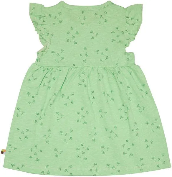 loud + proud loud + proud Babys & Kinder Kleid Slub Jersey, GOTS-zertifiziert, Opal(grün), – Produktbild 1 von 2