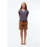 Givn Berlin Givn Berlin Shorts GBORLANDA aus Bio-Baumwoll Twill, Pecan brown, – Produktbild 1 von 1