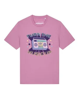 watapparel watapparel T-Shirt Unisex Turn the music up – Produktbild 1 von 1