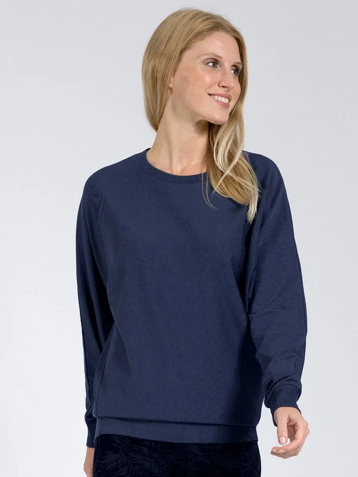 Magadi Magadi Yoga & Relax Shirt Anna aus weichem Naturmaterial, Blau, – Produktbild 5 von 5