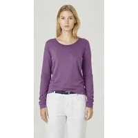 HempAge HempAge Damen Langarm-Shirt Lene Hanf/Bio-Baumwolle, Amethyst (lila), – Produktbild 1 von 1