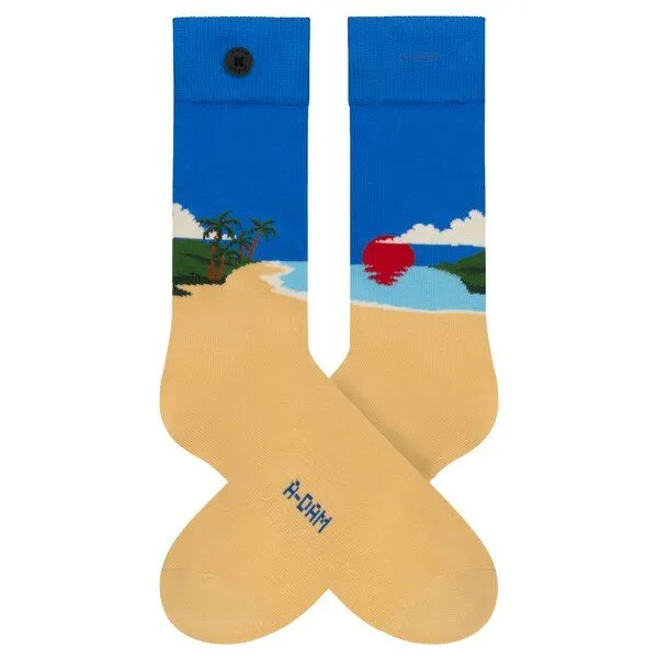 A-Dam A-Dam Bunte Socken Ecru Beach – Produktbild 1 von 2