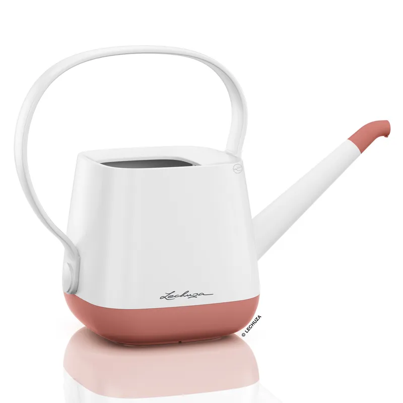 Lechuza® Lechuza® 'Yula' Gießkanne, weiß/pearl rose seidenmatt, 1,7 Liter, Weißrosa, – Produktbild 1 von 1