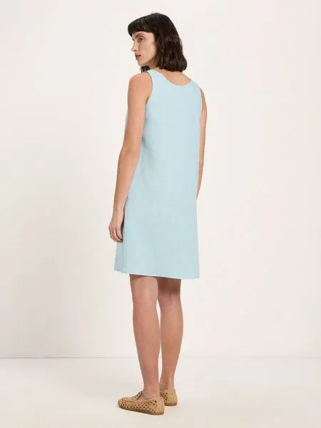 LANIUS LANIUS Kleid (GOTS) aus Leinen, Fog, – Produktbild 3 von 4