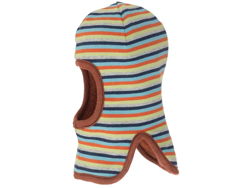 Pickapooh Pickapooh Baby und Kinder Schlupfmütze zum Wenden Bio-Schurwolle redwood Gr. 48, Rot, – Produktbild 2 von 2