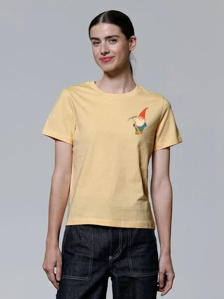 watapparel watapparel T-Shirt Frauen Gartenzwerg, Nispero, – Produktbild 2 von 4