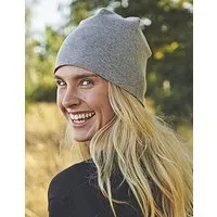 Neutral Neutral® Doppellagige Beanie-Mütze aus weichem Interlock-Strick, Sport grey, – Produktbild 1 von 1