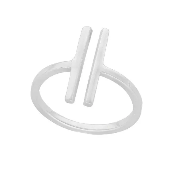 pakilia pakilia Silber Ring Symmetrist und Modern Fair-Trade und handmade – Produktbild 3 von 4