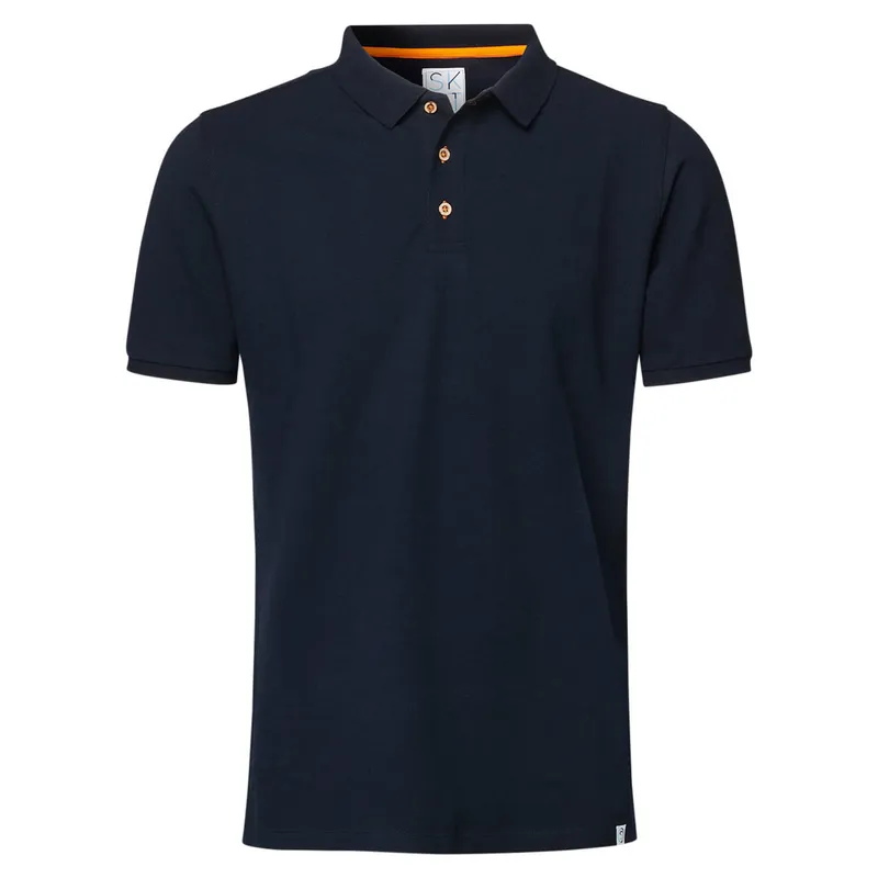 SKOT SKOT Herren vegan Polo Classic, Dunkelblau, – Produktbild 1 von 2