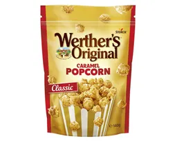 Werther's Knabberei, Werthers Original Caramel Popcorn Classic knackig süßer Snack 140g – Produktbild 1 von 1