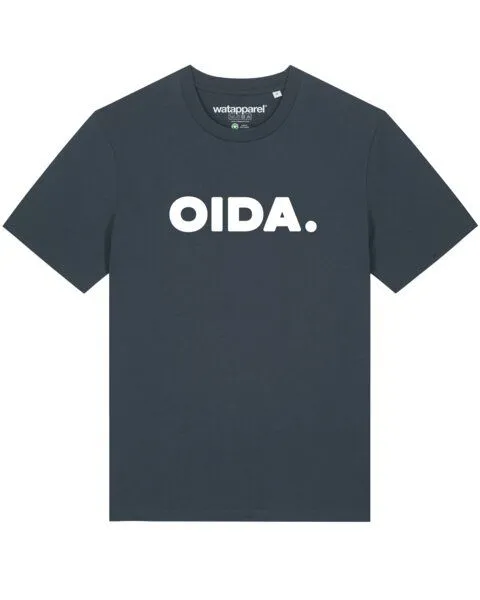 watapparel watapparel T-Shirt Unisex Oida, India ink grey, – Produktbild 1 von 4