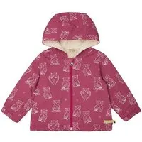 loud proud loud + proud Babys & Kinder Wasserabweisende Jacke mit Teddyfutter, GOTS-zertifiziert, Rouge(pink), – Produktbild 1 von 1