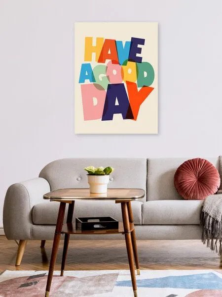 Photocircle Photocircle Poster / Leinwandbild - HAVE A GOOD DAY – Produktbild 2 von 4