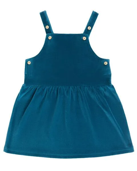 Leela Cotton Leela Cotton Kinder Nickykleid, Donaublau, – Produktbild 1 von 3