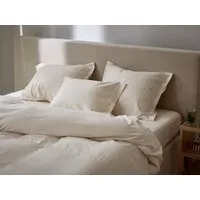 Yumeko Kissenbezug "Yumeko" aus Velvet Flanell, Naturell, – Produktbild 1 von 1