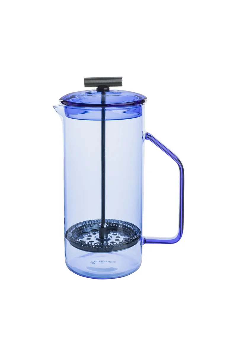 Tranquillo French Press RAIINBOW Blau – Borosilikatglas - blau – Produktbild 1 von 2