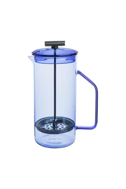 Tranquillo French Press RAIINBOW Blau – Borosilikatglas - blau – Produktbild 1 von 1