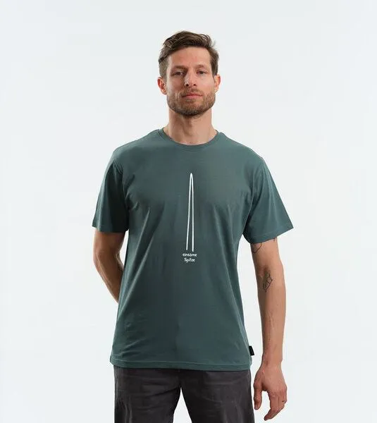 Gary Mash GARY MASH T-Shirt einsame Spitze aus Biobaumwolle, Blaugrün (grün), – Produktbild 3 von 4