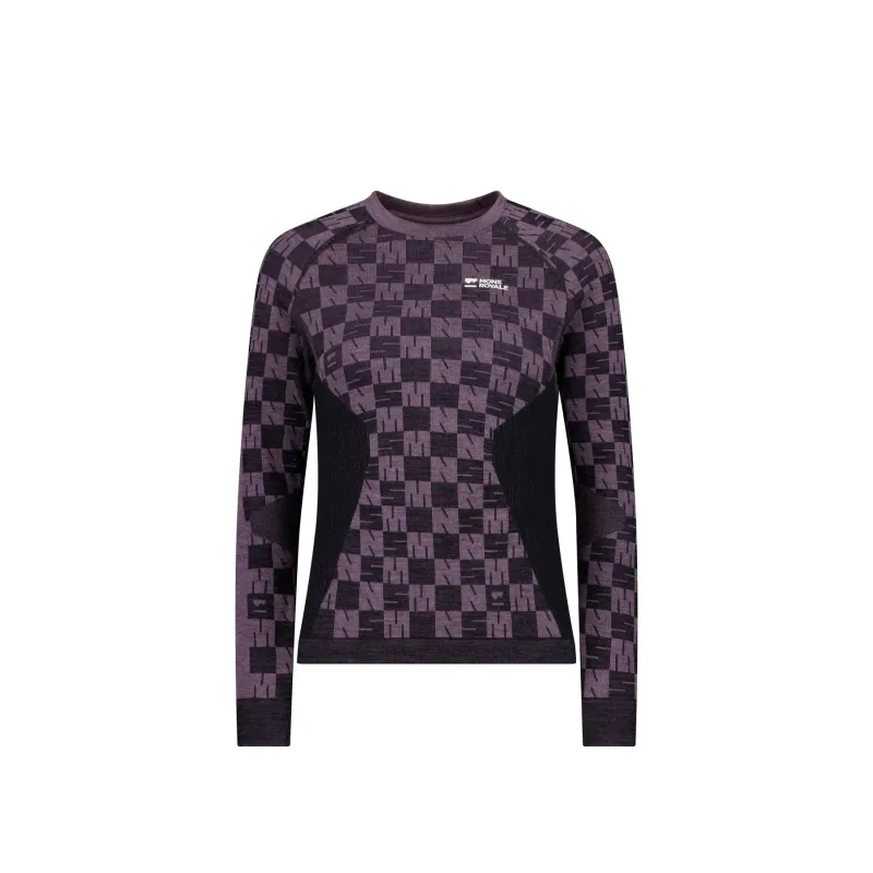 Mons Royale Langarm Merinowoll T-Shirt Damen Mons Royale Ascender, Violet, – Produktbild 1 von 1