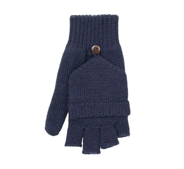 Pure pure by Bauer Pure pure by Bauer Kinder Halbfinger Handschuhe kbT-Schurwolle, Marine (blau), – Produktbild 1 von 1