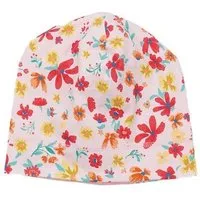 Walkiddy Beanie Rosa Blumen Allover Bio-Baumwolle GOTS – Walkiddy – Produktbild 1 von 1
