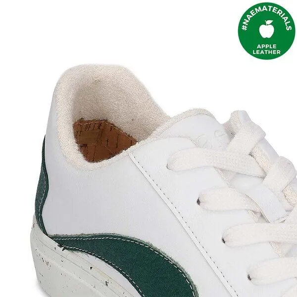Nae Vegan Shoes Nae Vegan Shoes NAE - Berlin Low Top Sneaker aus Apfelleder und Piñatex, Grün, – Produktbild 3 von 4