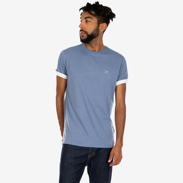 Iriedaily Iriedaily Turn Up Tee, Thunder blue (blau/weiß), – Produktbild 2 von 3