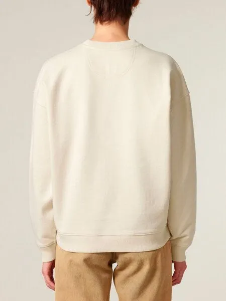 Human Family Human Family Bio Unisex oversize Sweatshirt - "Mountain Silhouette", Natural, – Produktbild 3 von 3