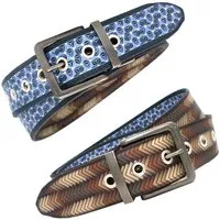 Seegarn Seegarn - Gürtel / Wendegürtel SeeMann 4cm, Patina silber, – Produktbild 2 von 4
