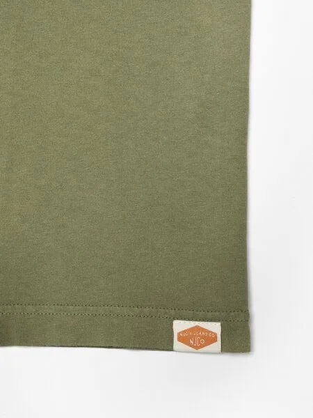 Nudie Jeans Nudie Jeans Herren T-Shirt "UNO Everyday Tee" - Green – Produktbild 3 von 3