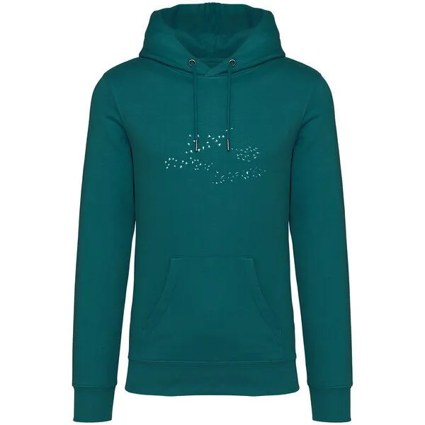 Greenspired Greenspired Basic Bio Unisex Hoody Nr. 4 Skybirds 350g/m² XXS - 3 XL, Taubengrün, – Produktbild 1 von 1