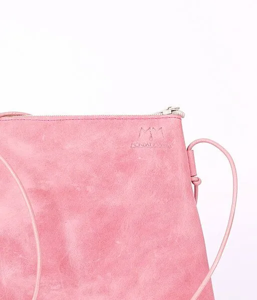 monday market monday market Ledertasche Stina, Rosa, – Produktbild 1 von 2