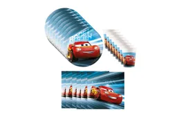 Procos Einweggeschirr-Set Cars Partygeschirr Set 36-tlg Kindergeburtstag Deko Teller Becher, 8 Personen – Produktbild 1 von 1
